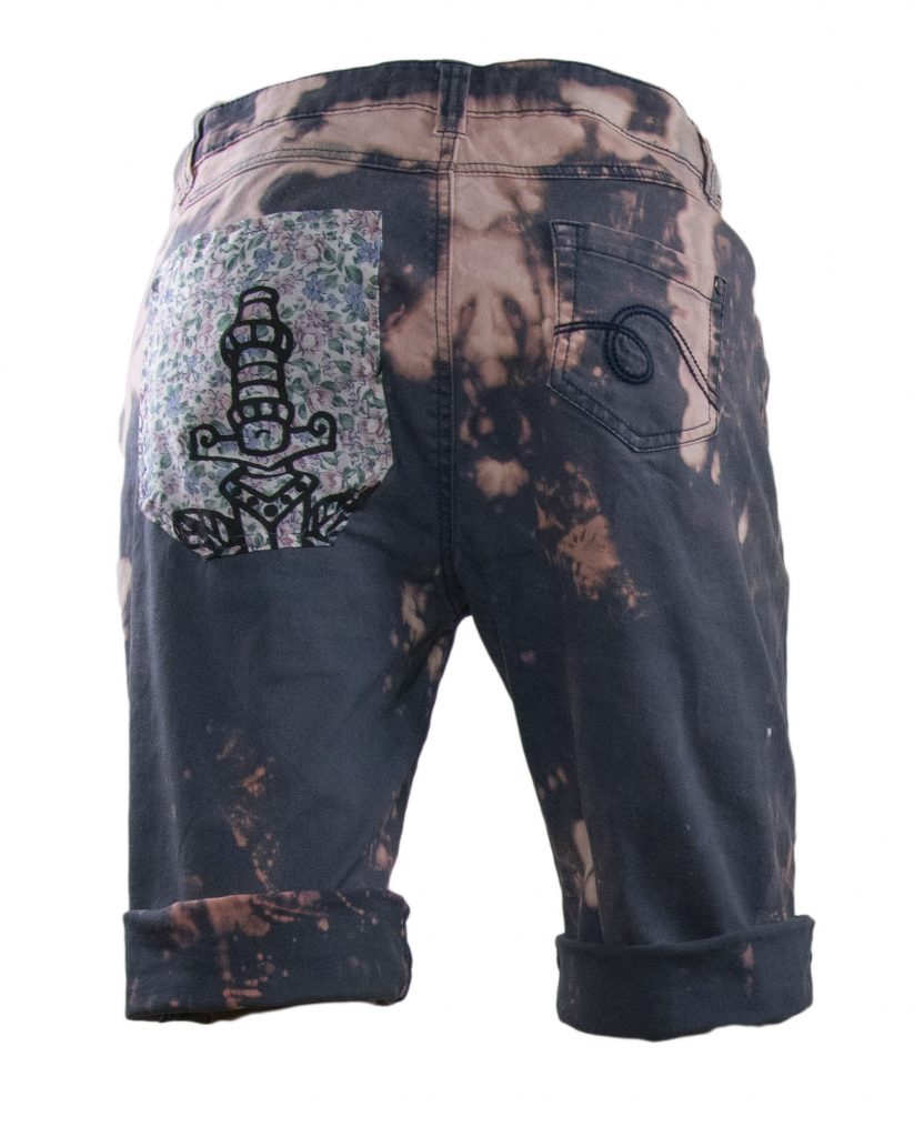 Splatter Print Shorts