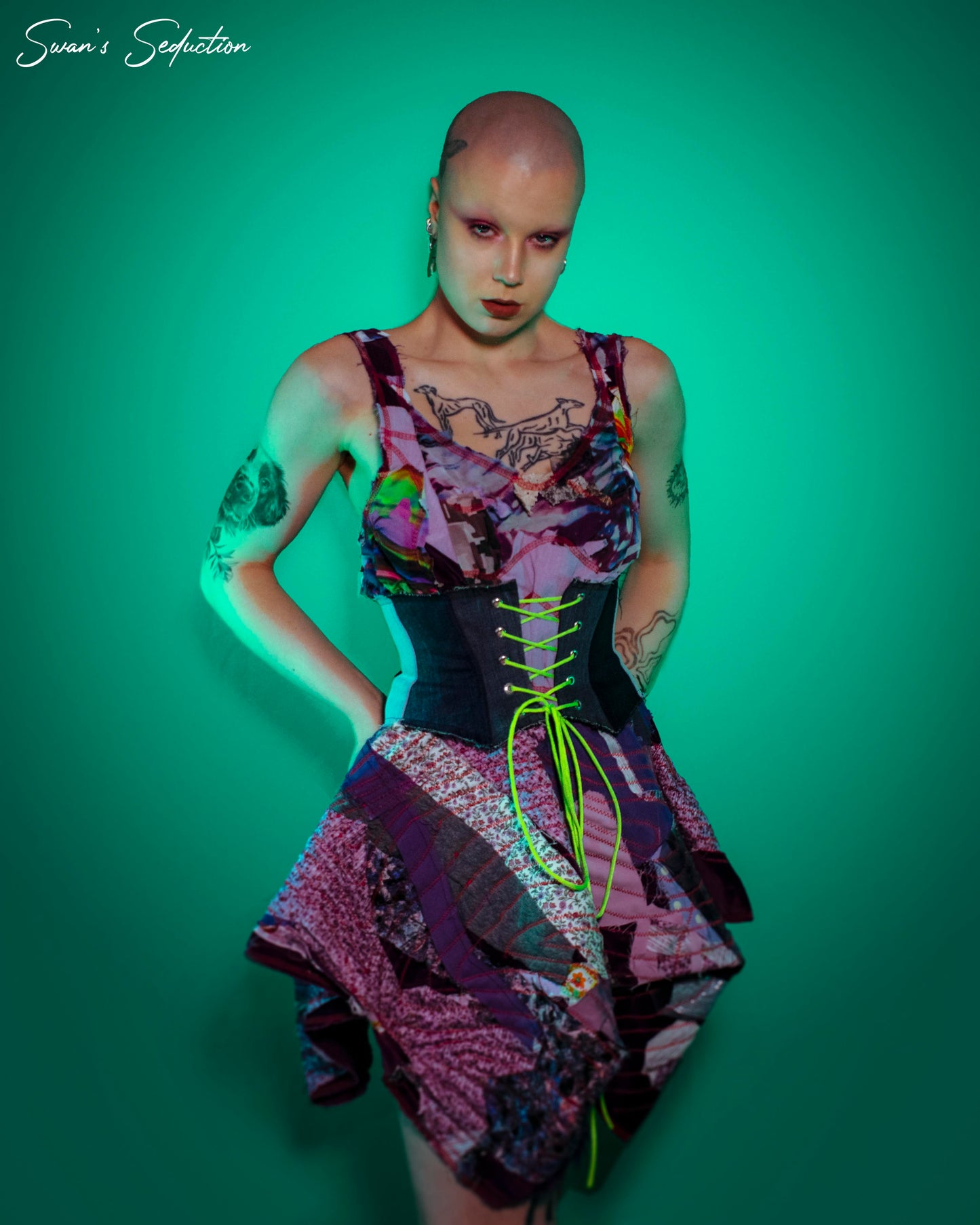 Delightful Denim Corset (Rental)