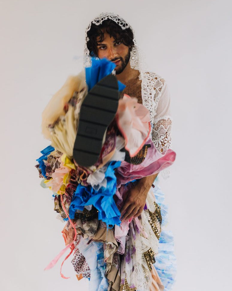 ReImagine sustainable fashion collection designed by Stephastique in collaboration with Reshare Leger des Heils
