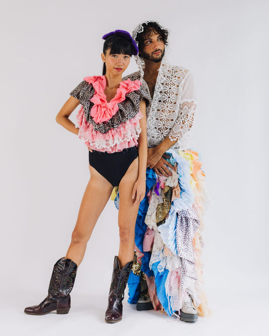ReImagine sustainable fashion collection designed by Stephastique in collaboration with Reshare Leger des Heils