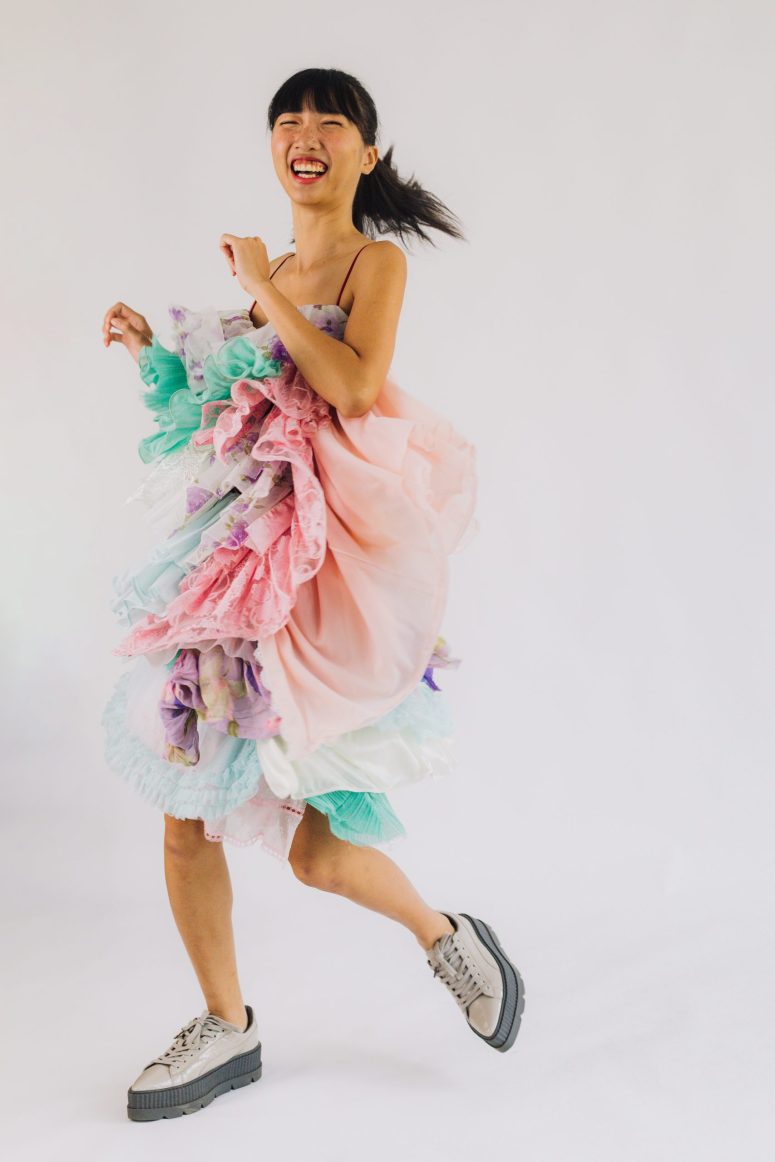 ReImagine sustainable fashion collection designed by Stephastique in collaboration with Reshare Leger des Heils