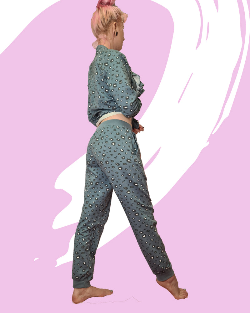 Leopard Sweatpants Bio Cotton