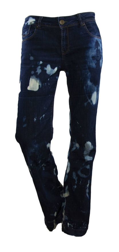 Splatter Print Jeans