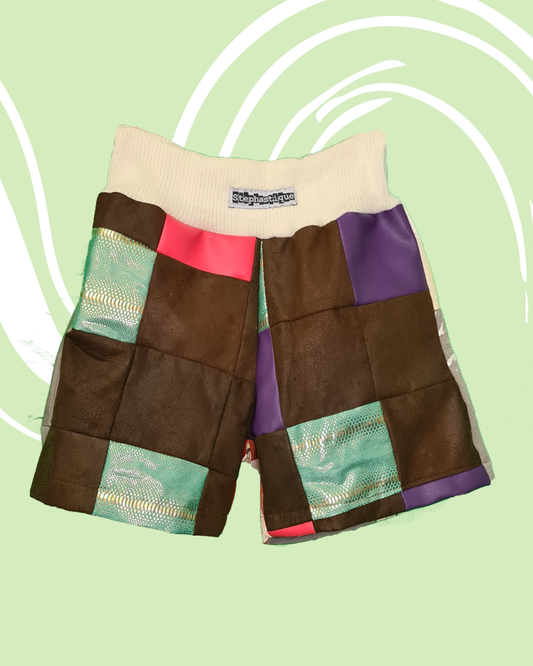 Cheeky Patchwork Shorts